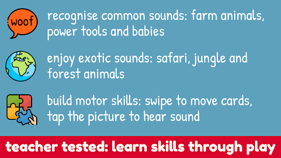 Animal Sounds for baby (100 baby flashcards) Download