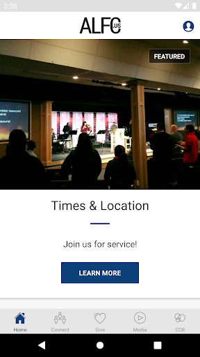 Android application ALFC Bremerton screenshort