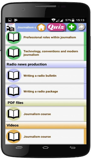 Journalism course Screen 2