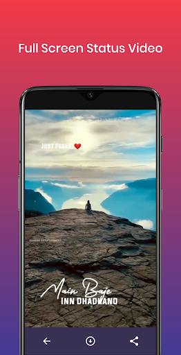 Android application Love Status Video screenshort