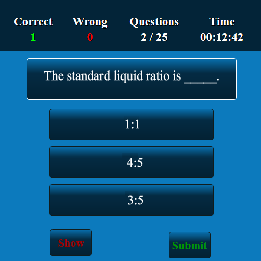 Cost Accountants MCQ Screen 3