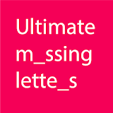 Ultimate Missing Letters : fill in the missing icon