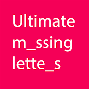 Ultimate Missing Letters : Word game
