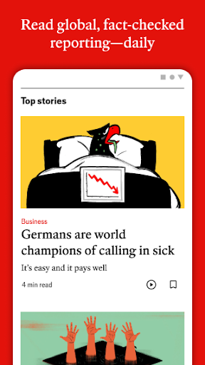 Screenshot of The Economist - News, Podcasts
