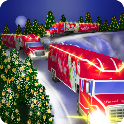 Driving Truck Holiday New Year