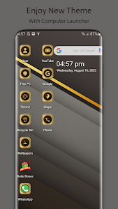 Gold Black Theme For  Launcher Unknown