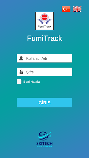 Android application FumiTrack screenshort