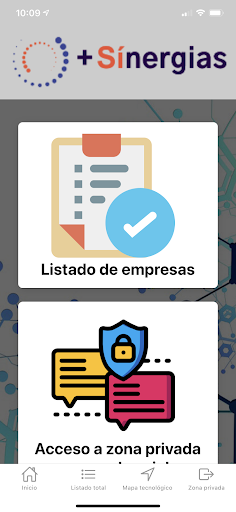 Android application Jaén - Sínergias screenshort