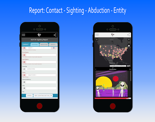 Alien & UFO Reporting Tool Screen 3