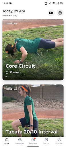 Personalized Lets Get Fit Screen 2