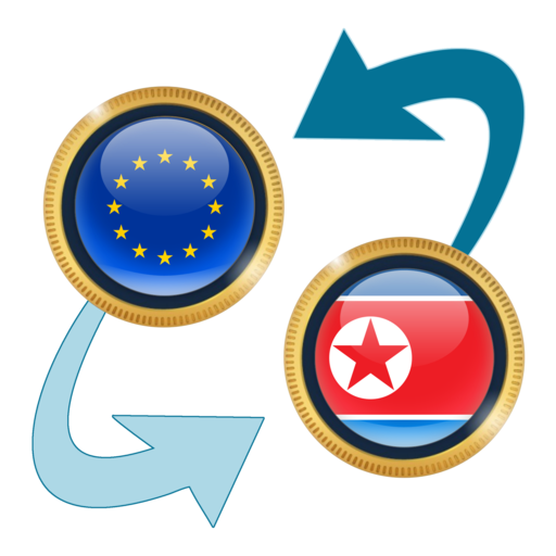 Euro x North Korean Won logo