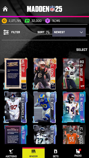 Screenshot of Madden NFL 25 Companion
