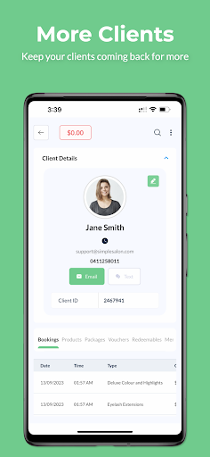 Simple Salon Screen 2