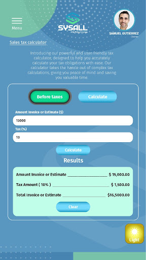 Sysall Biz Screen 2