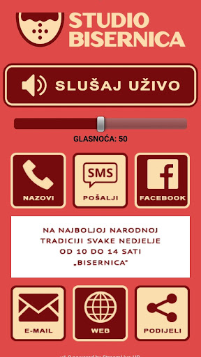 Android application STUDIO BISERNICA screenshort