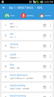 Learn English Vocabulary TFlat Screenshot