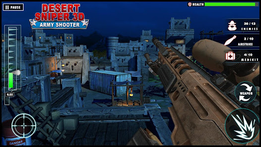 Desert War Sniper Shooter 3D  screenshots 12