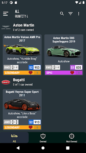 Car Tracker for ForzaHorizon5 Screenshot 4 - AppWisp.com