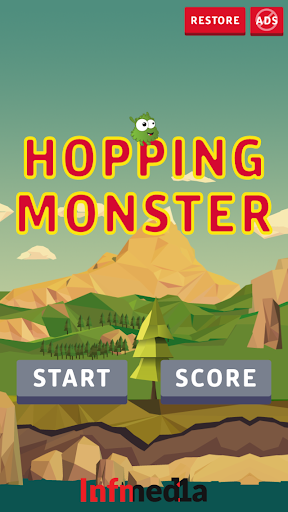 Android application Hopping Monster Rush screenshort