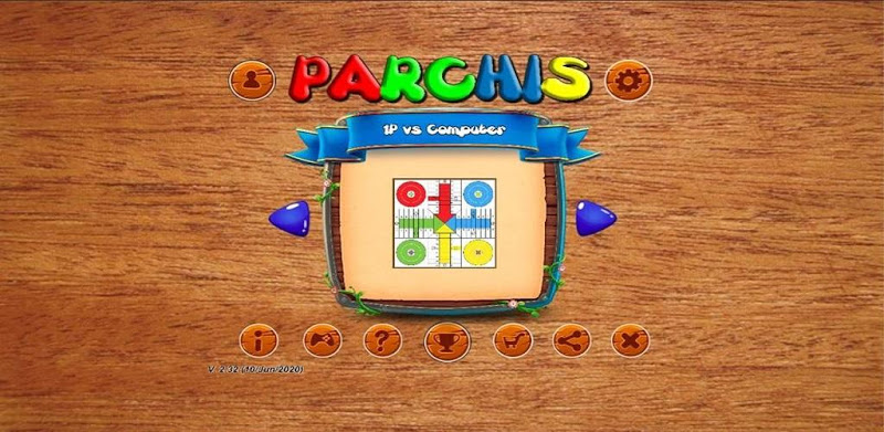 Board game "Parchís" (parcheesi, Ludo) Offline