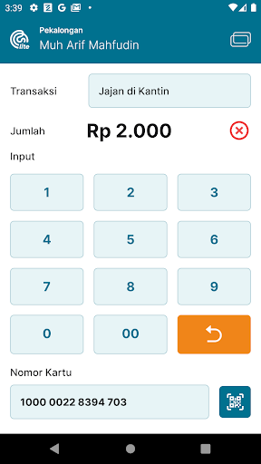 Lite - Cazh POS Screen 2