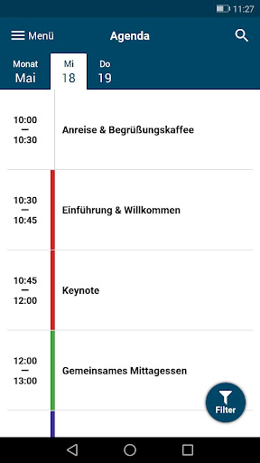 VWFS Mobile Event App Screen 3