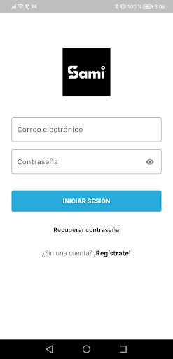Android application Sami Driver screenshort