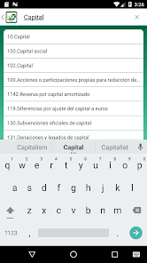 Captura de Pantalla 5 Cuentas Plan General Contable android