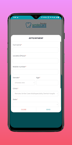 Renuka Smile Care Patient Screen 3