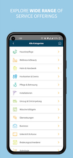 Reachaus services Screen 2