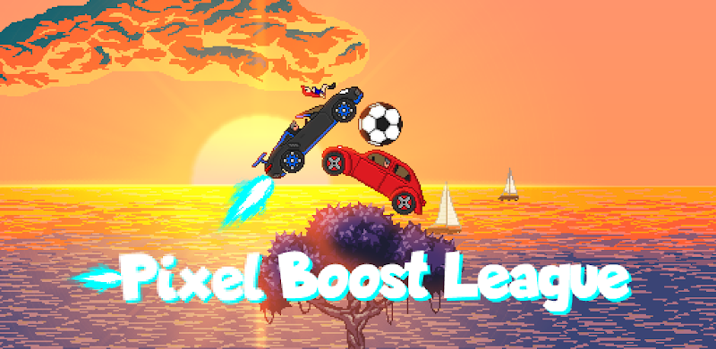Pixel Boost League - 2D Rocket Powered Car Soccer