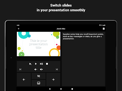 Clicker Presentation Control Screenshot