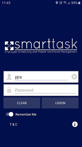 My SmartTask Screen 2