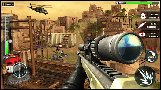 Desert War Sniper Shooter 3D  screenshots 8