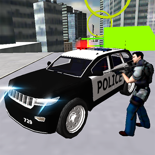 Police 4x4 Jeep Simulator 3D logo