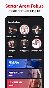 Latihan di Rumah - Fitness App