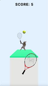 Cat Tennis : Meow Meow 0.2 APK + Mod (Unlimited money) إلى عن على ذكري المظهر