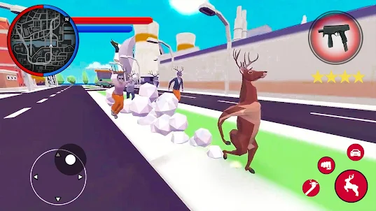 Deer Simulator - City Game