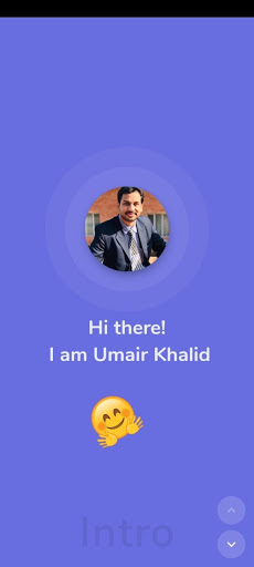 Android application Umair Profile screenshort