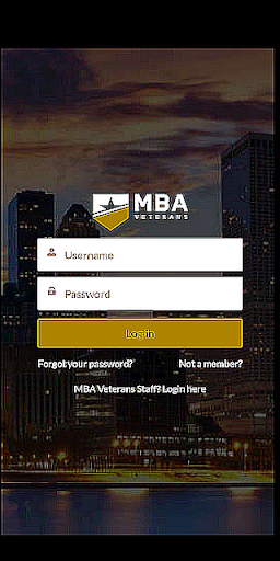 Android application MBA Veterans screenshort