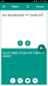 한국어 - 필리핀 번역기 - Google Play 앱