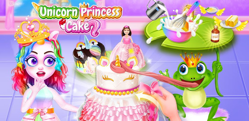 Unicorn Princess Cake - Save The Prince