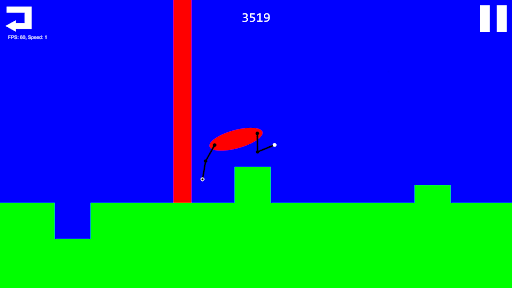 Android application Run Red Wall screenshort