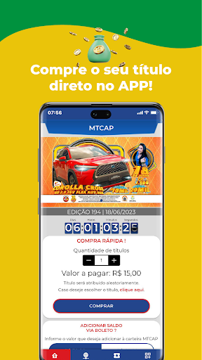 MTCAP Capitalização Screen 2