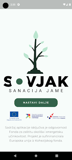Android application Sovjak screenshort