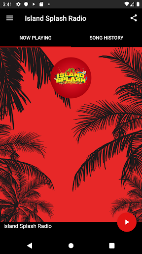 Android application Island Splash Radio screenshort