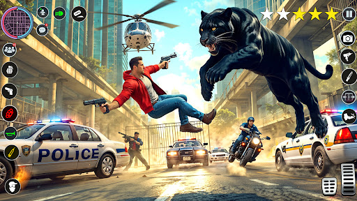 Flying Panther Hero Mafia City ekran görüntüsü