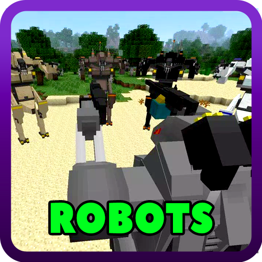 Robots Mod for Minecraft PE logo