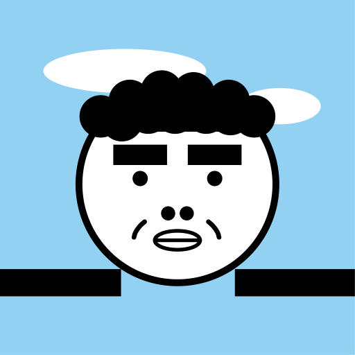 俺は下へ行く Logo