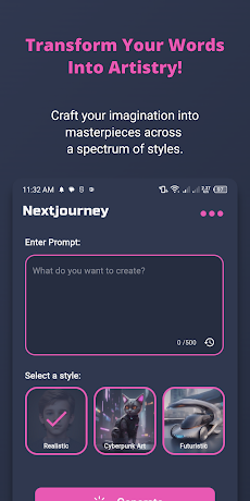 Nextjourney: AI Art Generatorのおすすめ画像1